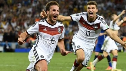 Germany fans celebrate World Cup victory outside Maracana