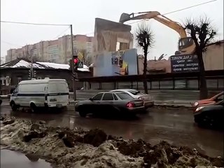 Meanwhile in Russia - Fail Building Demolition