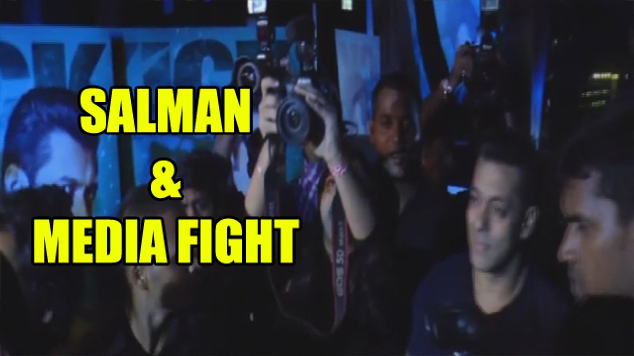 Salman Khan's BODYGUARDS FIGHT With MEDIA - EXCLUSIVE VIDEO
