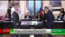 (Video) Conferencia de prensa de Vladímir Putin y Cristina Fernández de Kirchner