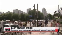 Dry monsoon season ends soon with rain down south, heat wave in central region