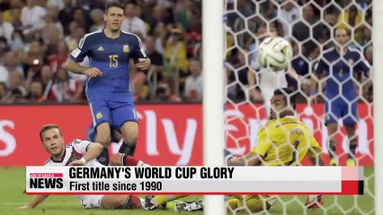 Germany crowned World Cup champions with 1-0 victory over Argentina