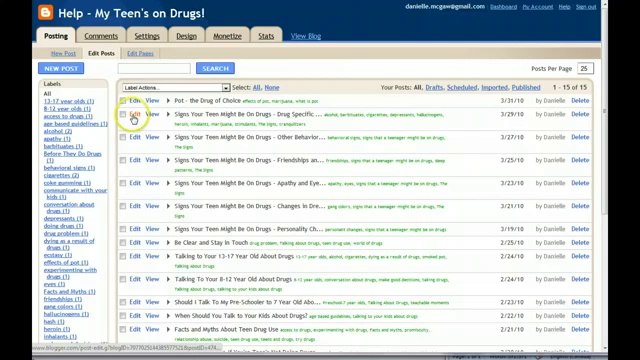 Create Categories on the Top of Your Blogger Blog