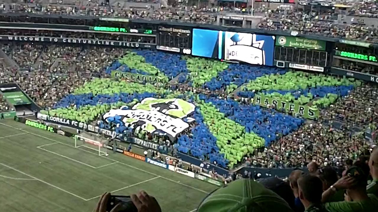 SEATTLE vs PORTLAND Tifo