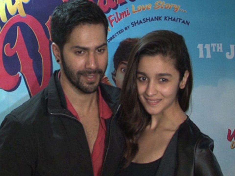 Varun Dhawan And Alia Bhatt Visit Multiplex