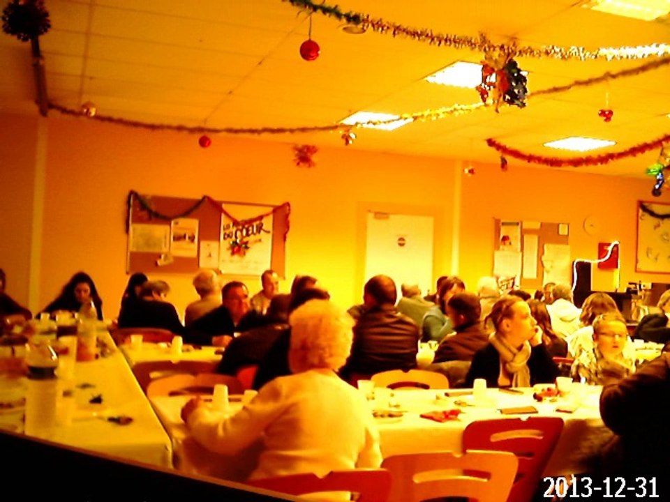 REVEILLON DU NOUVEL AN 2014 DES RESTOS DU COEUR.