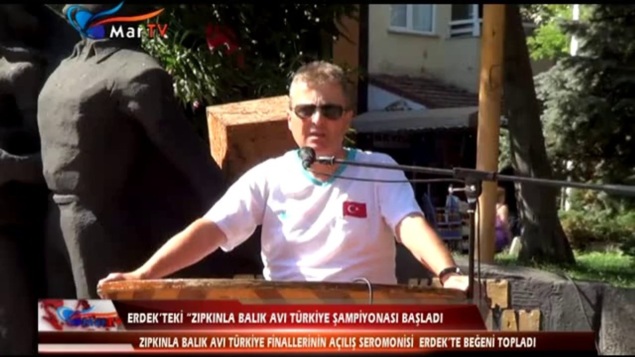 ERDEK'TEKİ ''ZIPKINLA BALIK AVI TÜRKİYE ŞAMPİYONASI BAŞLADI''