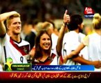 Germany WAGs congratulate their men after winning World Cup 2014