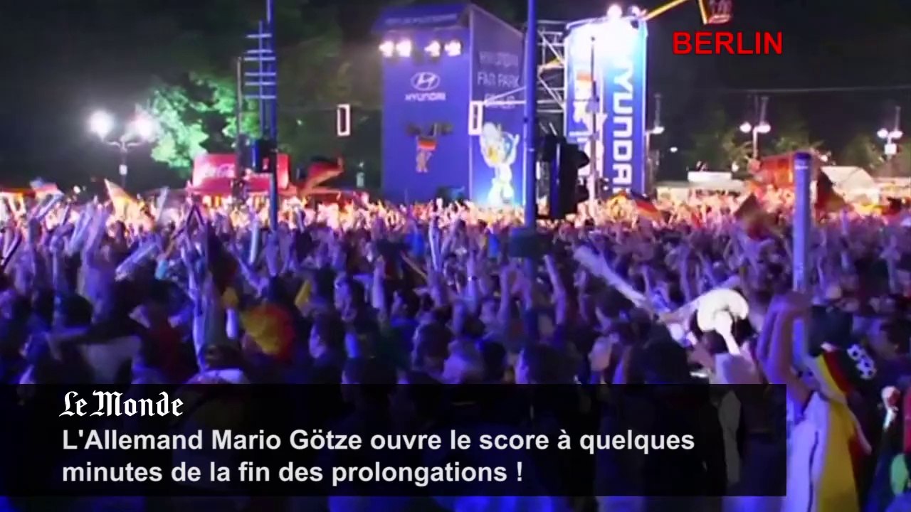 Allemagne-Argentine :  joie et déception des supporteurs