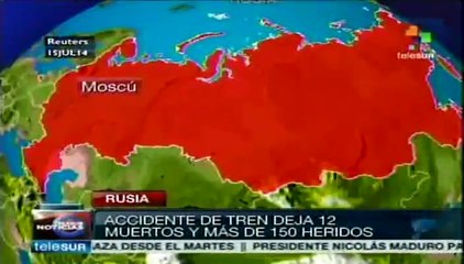 Rusia: accidente de metro deja 12 muertos y más de 150 heridos