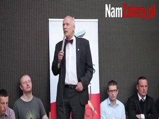 Janusz Korwin-Mikke o Gazecie Wyborczej i TVN