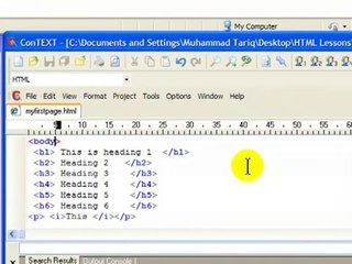 ▶ urdu tutorials html 3