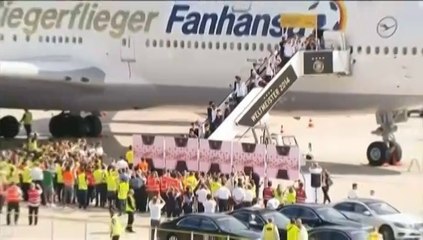 Coupe du monde : la Mannschaft de retour en Allemagne pour célébrer son titre