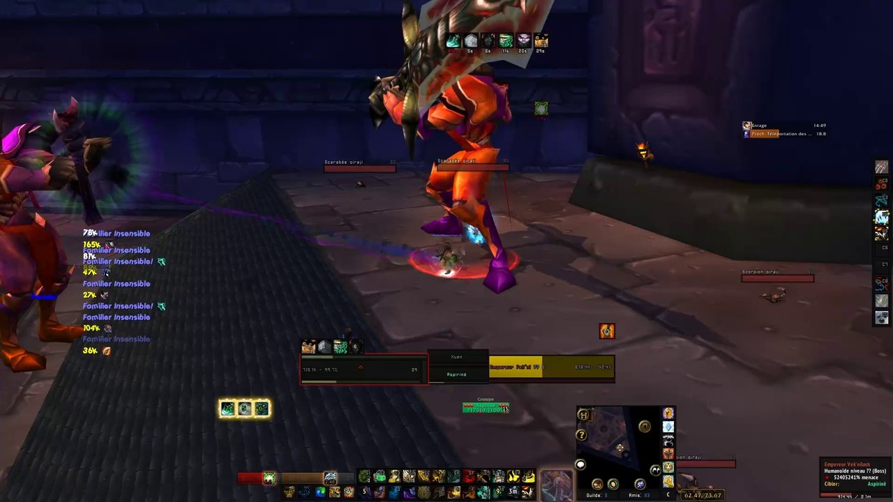 Monture - Chemin d'accès aux chars qiraji