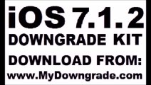iOS 7.1.2 downgrade to iOS 7.0.6, 7.0.4, 7.0.3 iPhone 4, 4s, 5, 5c, 5s, iPad