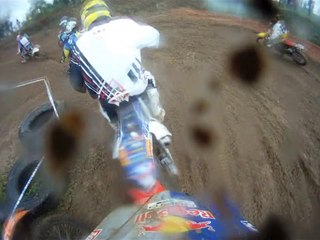 crash départ motocross