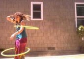 Young Performer Impresses With Hula Hoops