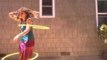 Young Performer Impresses With Hula Hoops