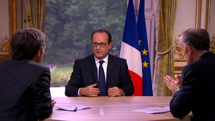 Interview du président de la République sur TF1 et France 2