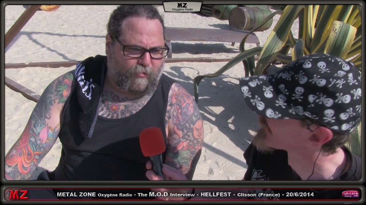 Metal Zone O.R - The M.O.D. Interview - Hellfest 2014