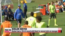 Football Brazil manager Luiz Felipe Scolari ousted