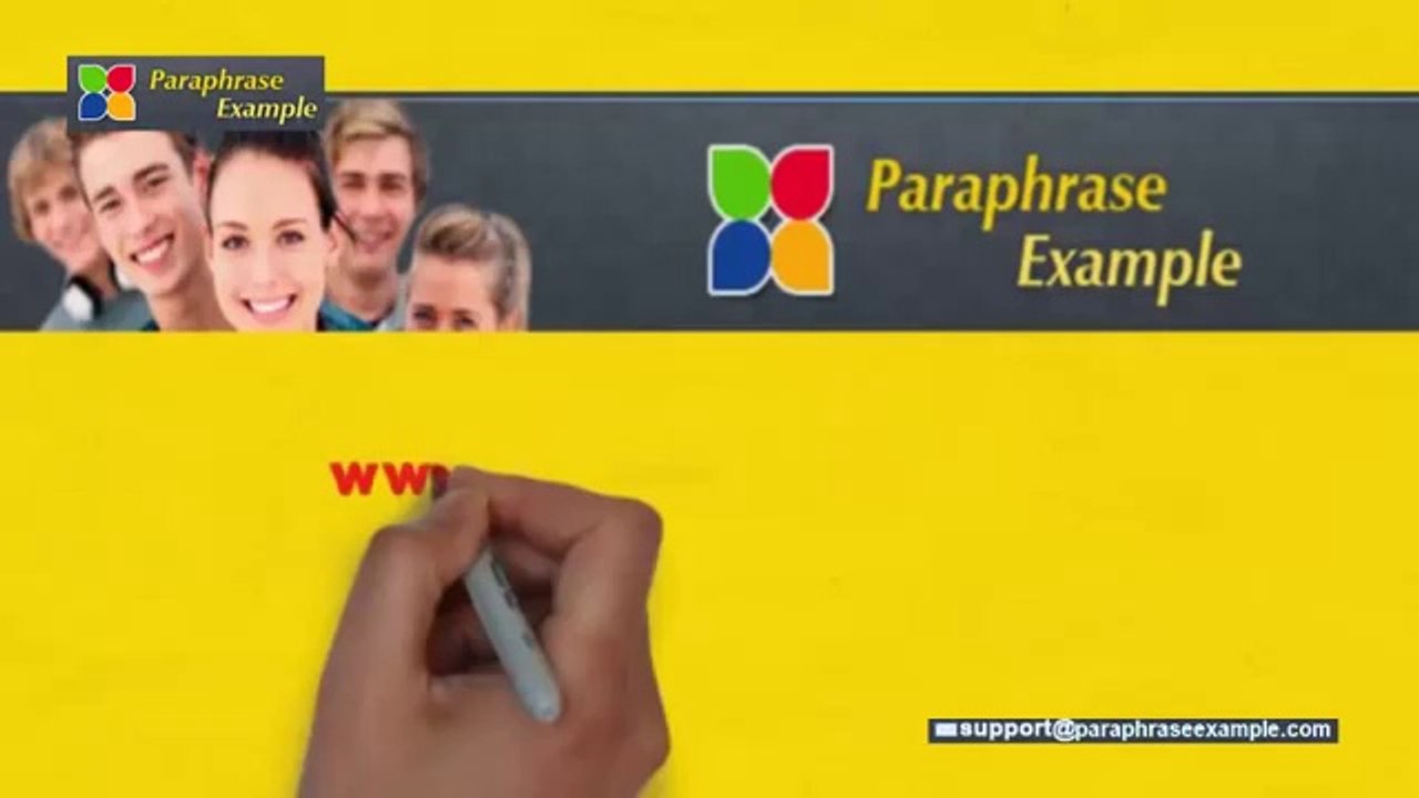 Paraphrase example