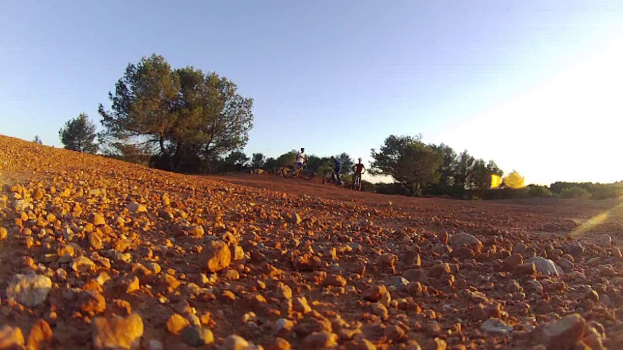 vtt entre Montagnac et Castelnau de Guers