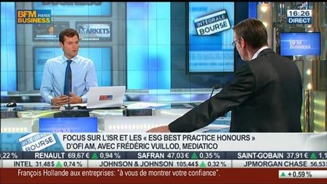 Focus sur l'ISR et les ESG Best Practices Honours d'OFI AM: Frédéric Vuillod, dans Intégrale Bourse – 14/07
