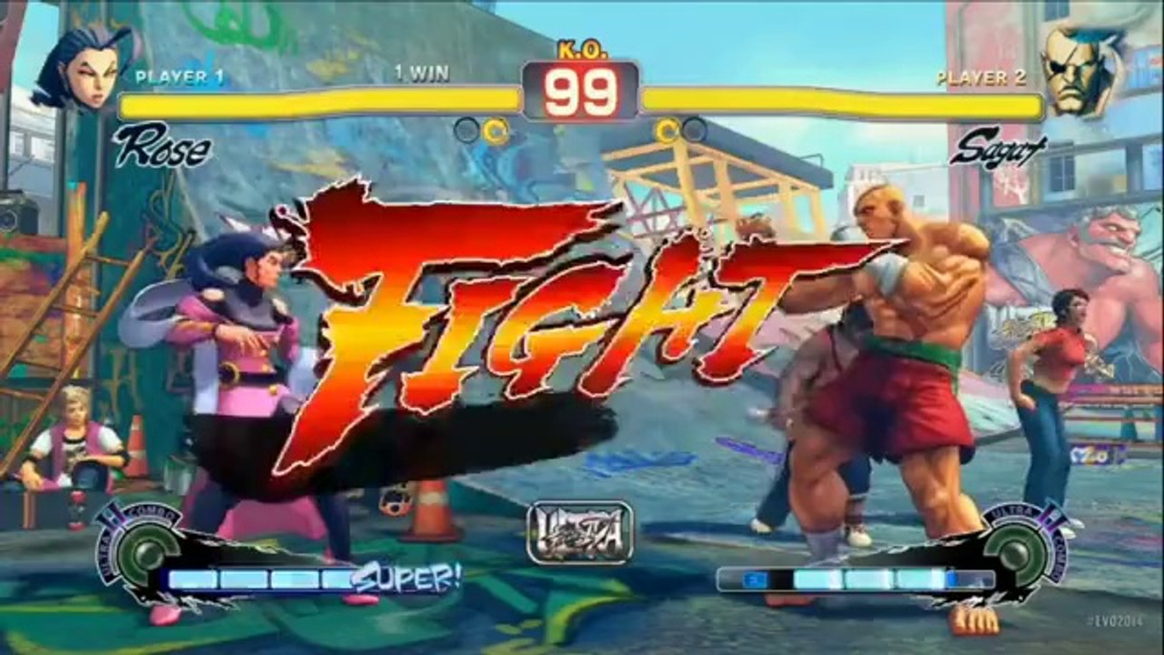 EVO-2014 - La finale : Bonchan aka Sagat versus Louffy aka Rose - Ultra Street Fighter IV 4