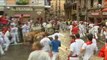 Three gored, one seriously, in last bull running of Spain's Pamplona festival