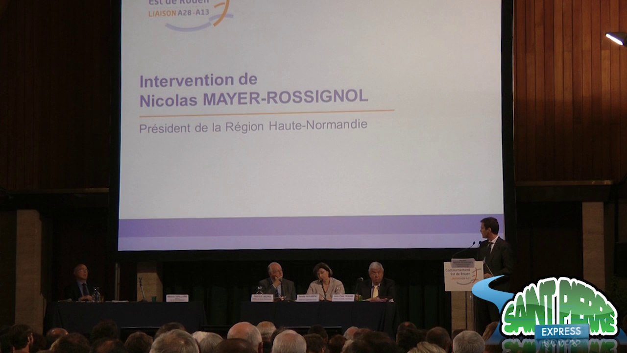 Contournement Est de Rouen - liaison A28-A13 - Ouverture à Rouen - 5 - Nicolas Mayer-Rossignol, Président de la Région Haute-Normandie