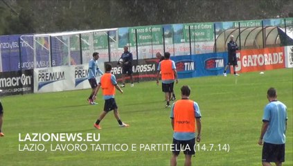 AURONZO 2014 - Lazio, lavoro tattico difesa:attacco e partitella
