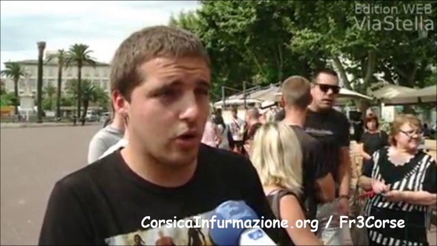#Corse 14 juillet 1755 Action symbolique et historique d'A Ghjuventù Indipendentista à Bastia