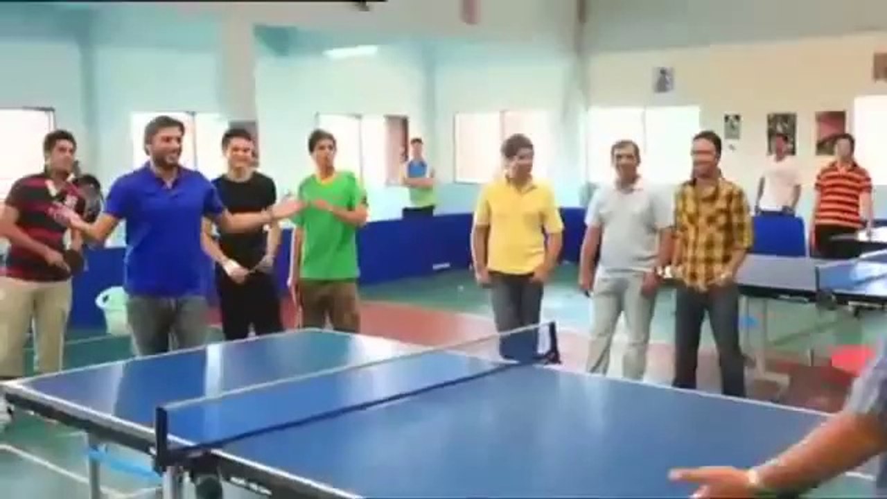 SHAHID AFRIDI IN TABLE TENNIS CLUB