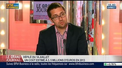 Alexis Bachelay et Wallerand de Saint-Just, dans Le Grand Journal - 14/07 3/4