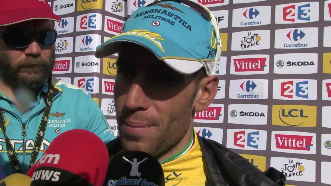 Tour de France 2014 - Etape 10 - Vincenzo Nibali : "Triste pour Contador et Froome"