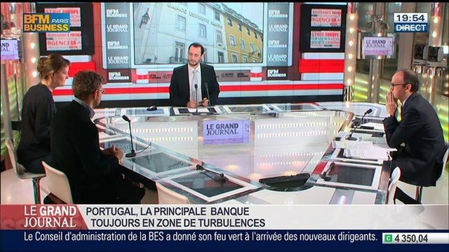 Sophie de Ravinel, Bruno Jeanbart et Benaouda Abdeddaïm, dans Le Grand Journal - 14/07 7/7