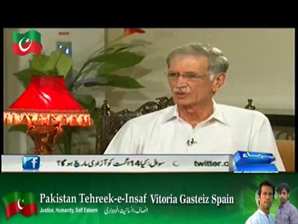 Nadeem Malik Live (Pervez Khattak Special Interview) – 14th July 2014