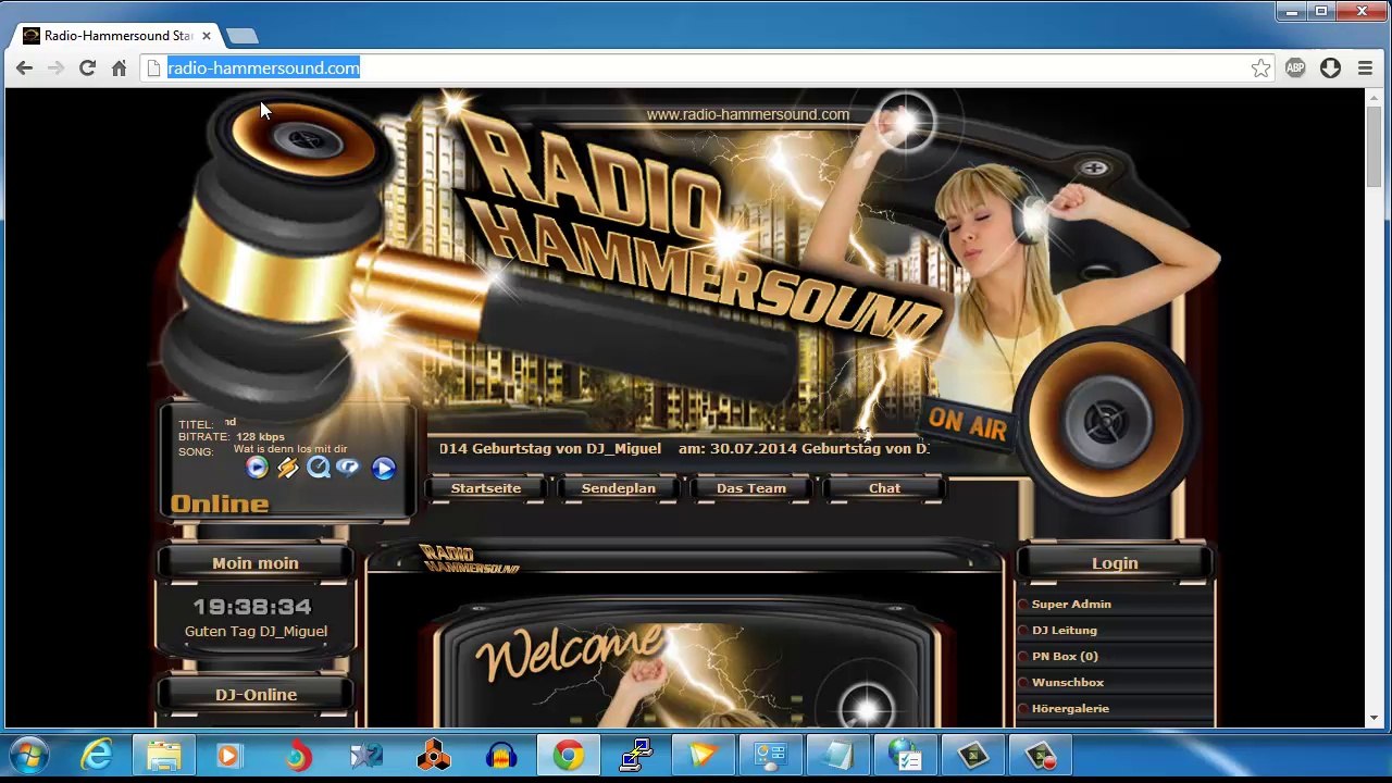 Website ist weiß oder wird nicht gefunden