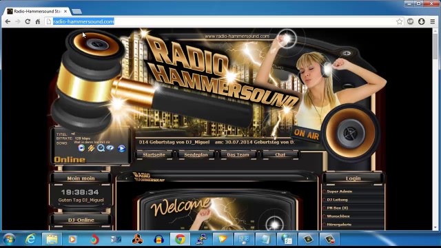 Website ist weiß oder wird nicht gefunden