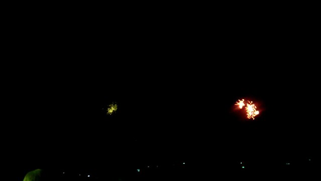 Feu d'artifice Carcassonne 14 juillet 2014