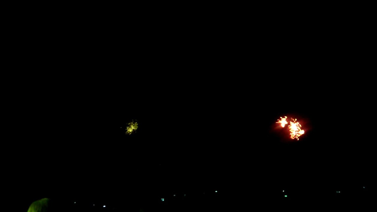 Feu d'artifice Carcassonne 14 juillet 2014