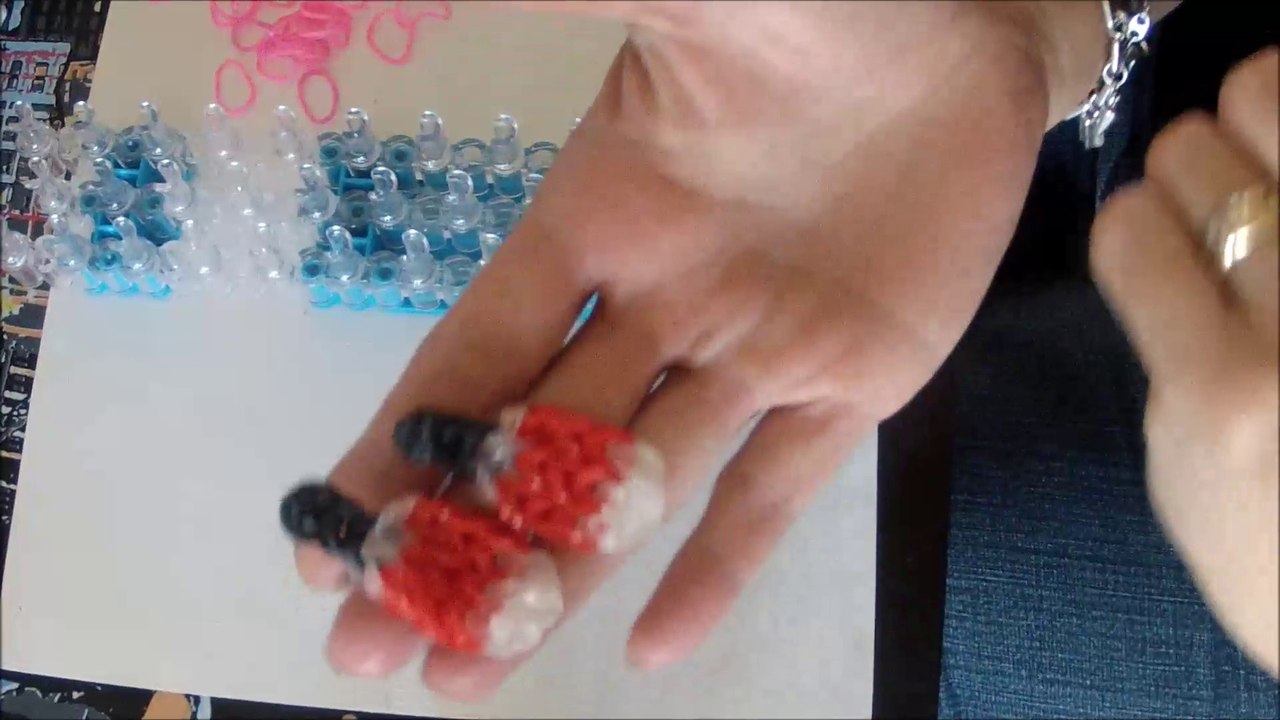 Vernis à ongles Rainbow loom tuto
