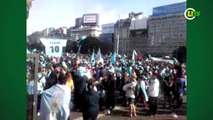 Multidão faz festa na volta da seleção argentina em Buenos Aires
