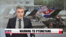 U.S. urges N. Korea to halt provocations after spate of test-firings