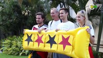 Na despedida alemã, brasileiros ganham presentes