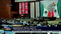 México: Enrique Peña promulga la polémica Ley Telecom