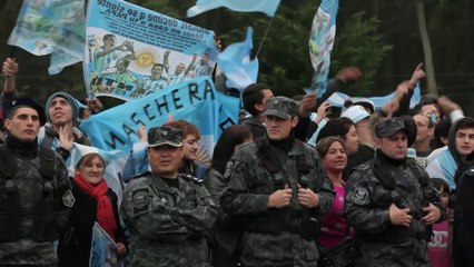 Finale - Accueil chaleureux pour l’Albiceleste