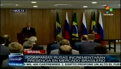 Brasil y Rusia refuerzan su comercio bilateral