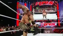 WWE Raw 7/14/2014 -  John Cena,roman Reigns,Dean Ambrose vs Seth Rollins,Randy Orton & Kane